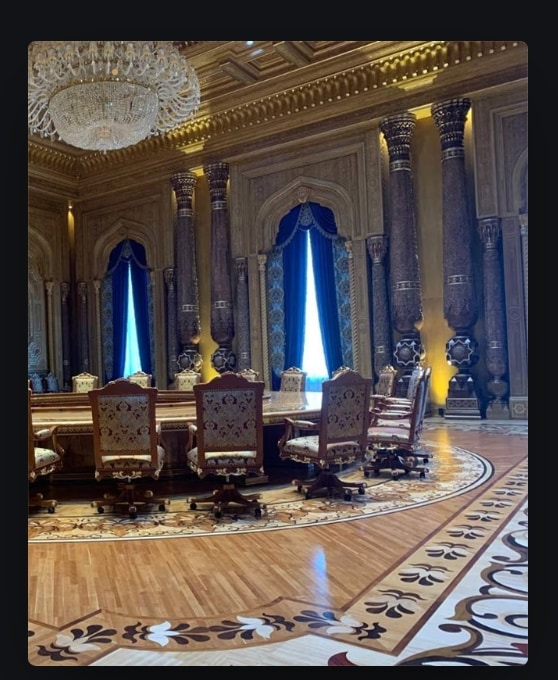 Kohi Navruz — grand carved wood interior